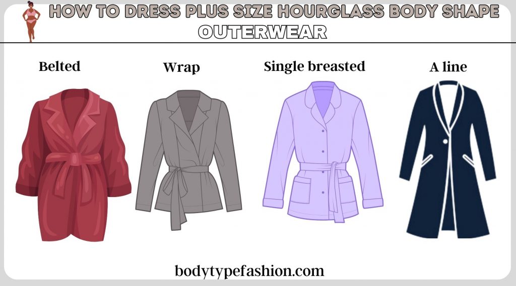 How to dress plus size hourglass body shape