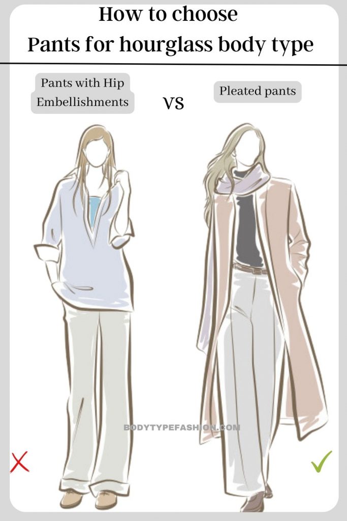 How to choose Pants for hourglass body type
