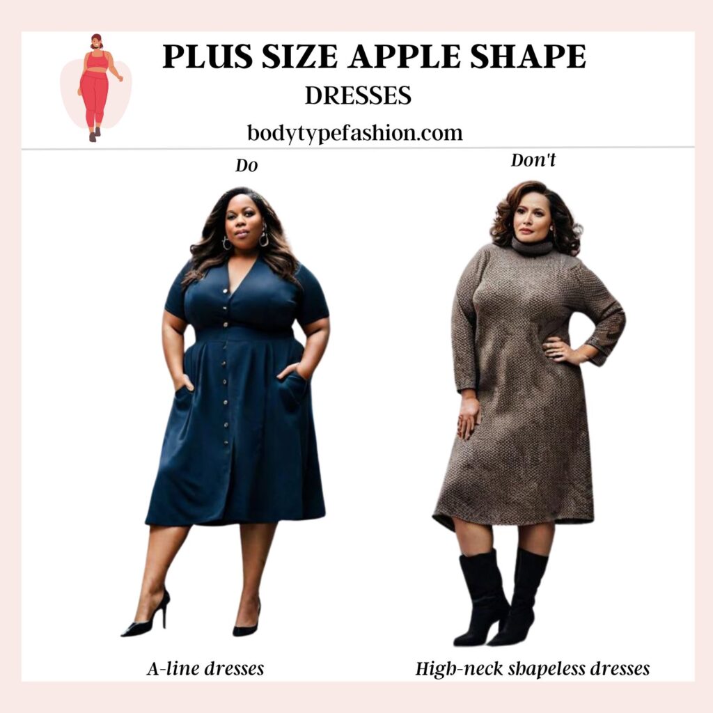 How to Dress Plus Size Apple Shape