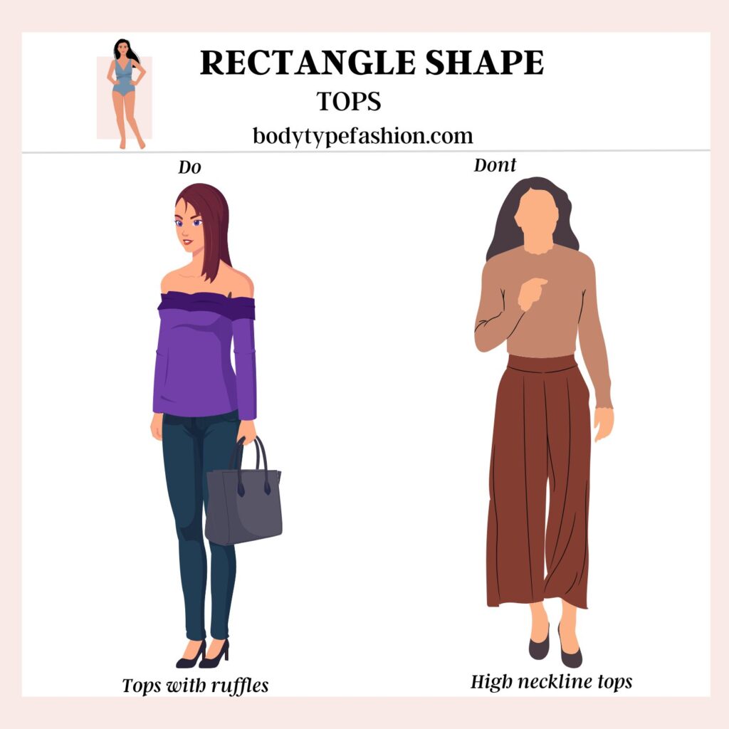 Dressing Rules for Rectangle Body Shape