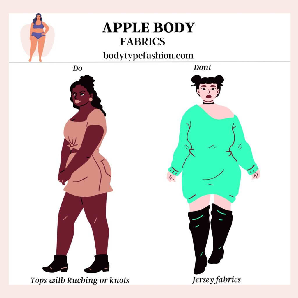 Dressing rules for apple shape