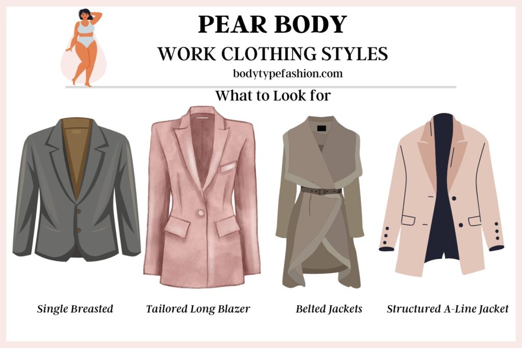 Best Work Clothing Styles for Pear Body Shape
