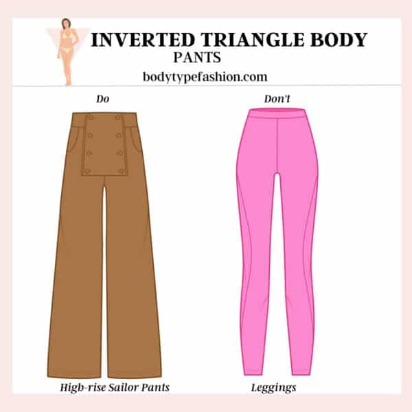 Short Back Rise Shape Best Work Clothing Styles for Inverted Triangle Body Shape - Fashion ...