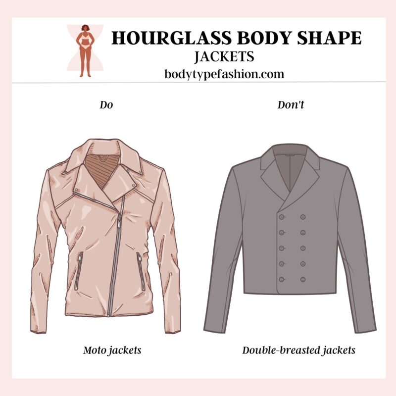 How to Choose Jackets for Hourglass Body Type - Fashion for Your Body Type