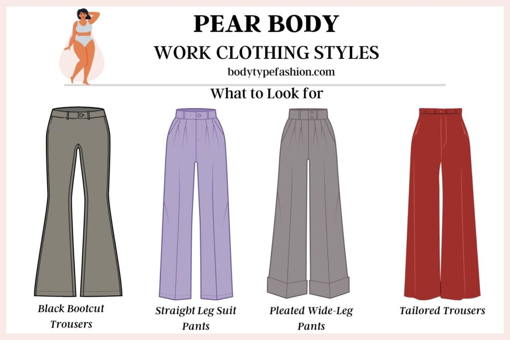 Best Work Clothing Styles for Pear Body Shape