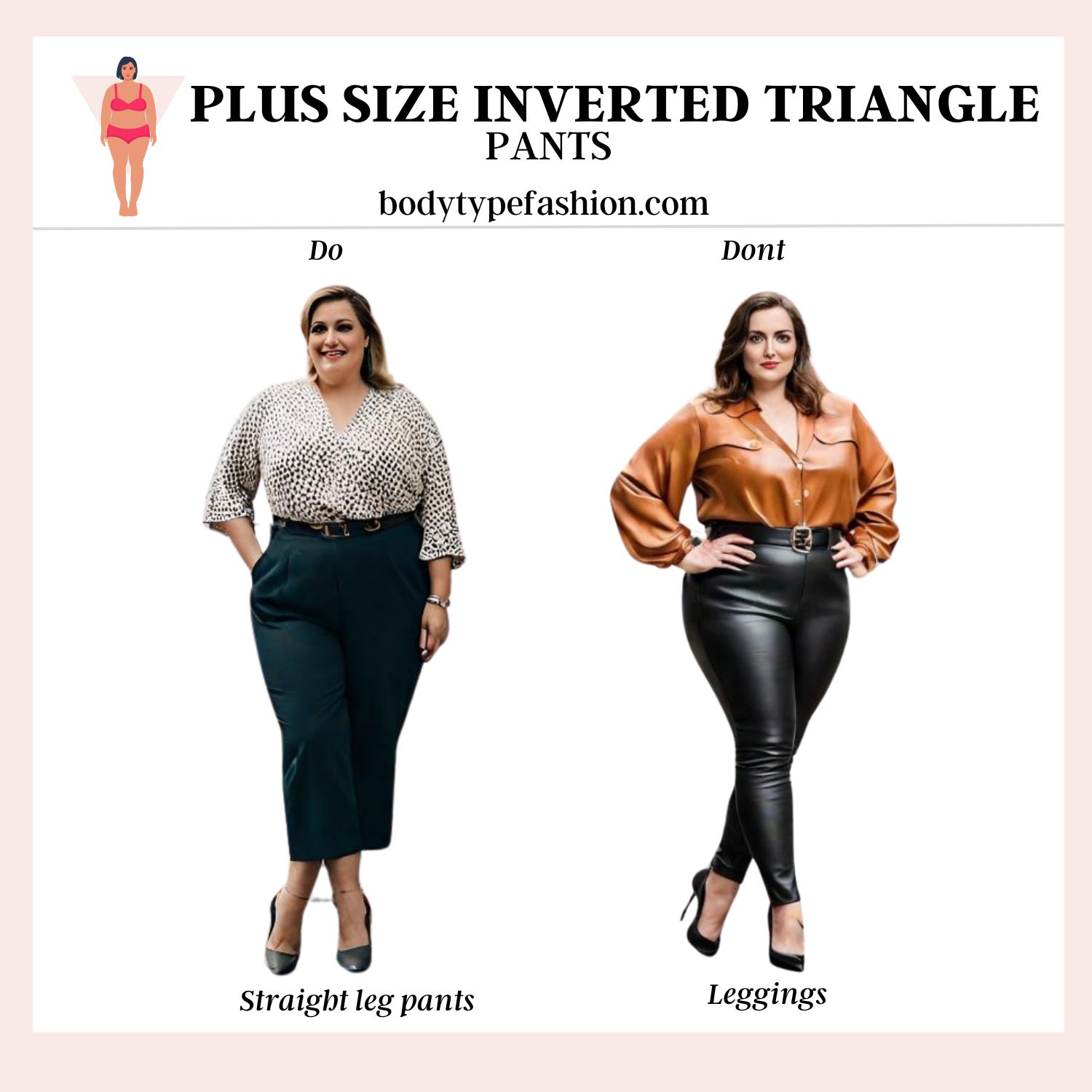 How to Dress Plus Size Inverted Triangle - Fashion for Your Body Type