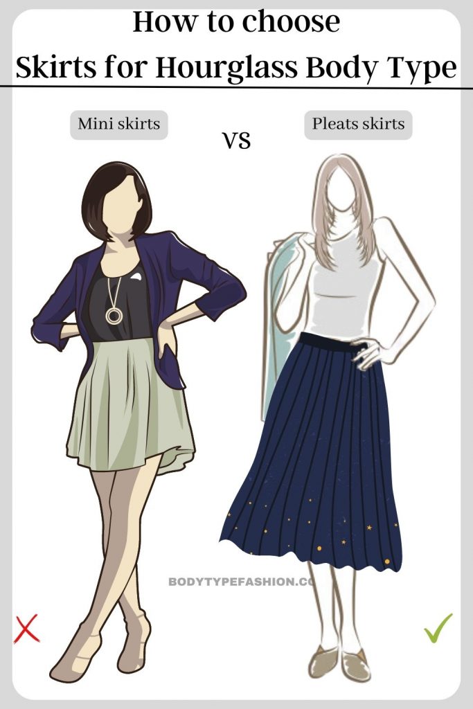 How to choose Skirts for Hourglass Body Type