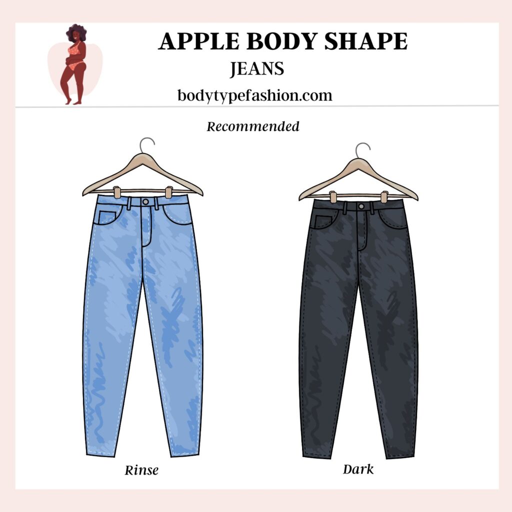 How to Choose Jeans for the Apple Body Shape