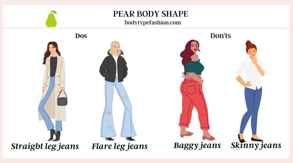 Wardrobe Essentials for Pear Shape
