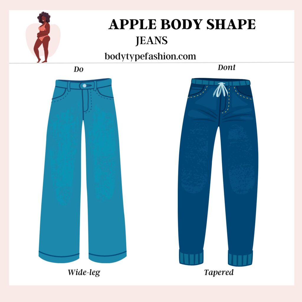 How to Choose Jeans for the Apple Body Shape