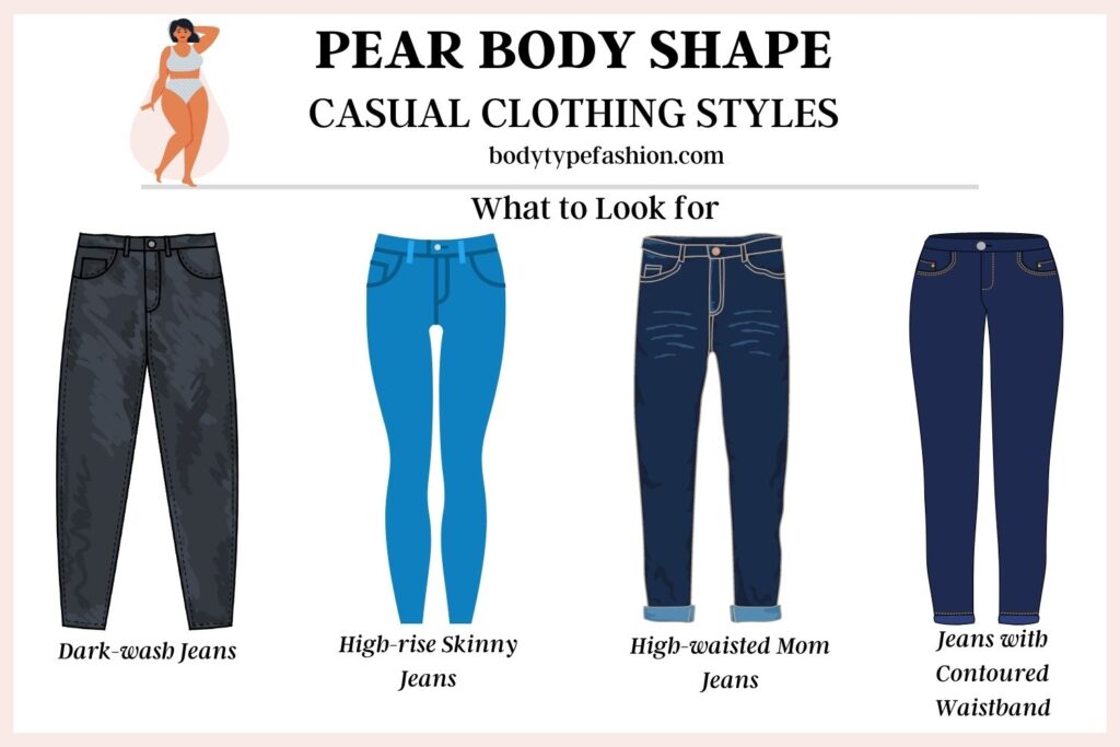 Best Casual Clothing Styles for Pear Body Shape