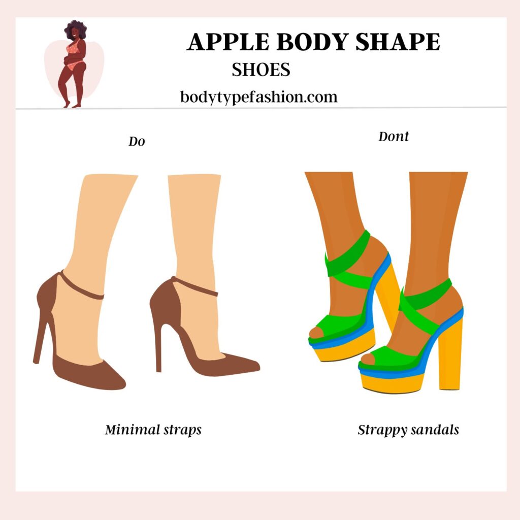 How to Choose shoesfor the Apple Body Shape