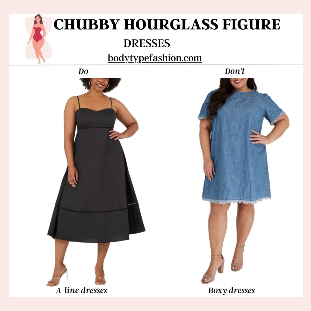 Best Dress Styles for Chubby Hourglass Figure Fashion for Your Body Type