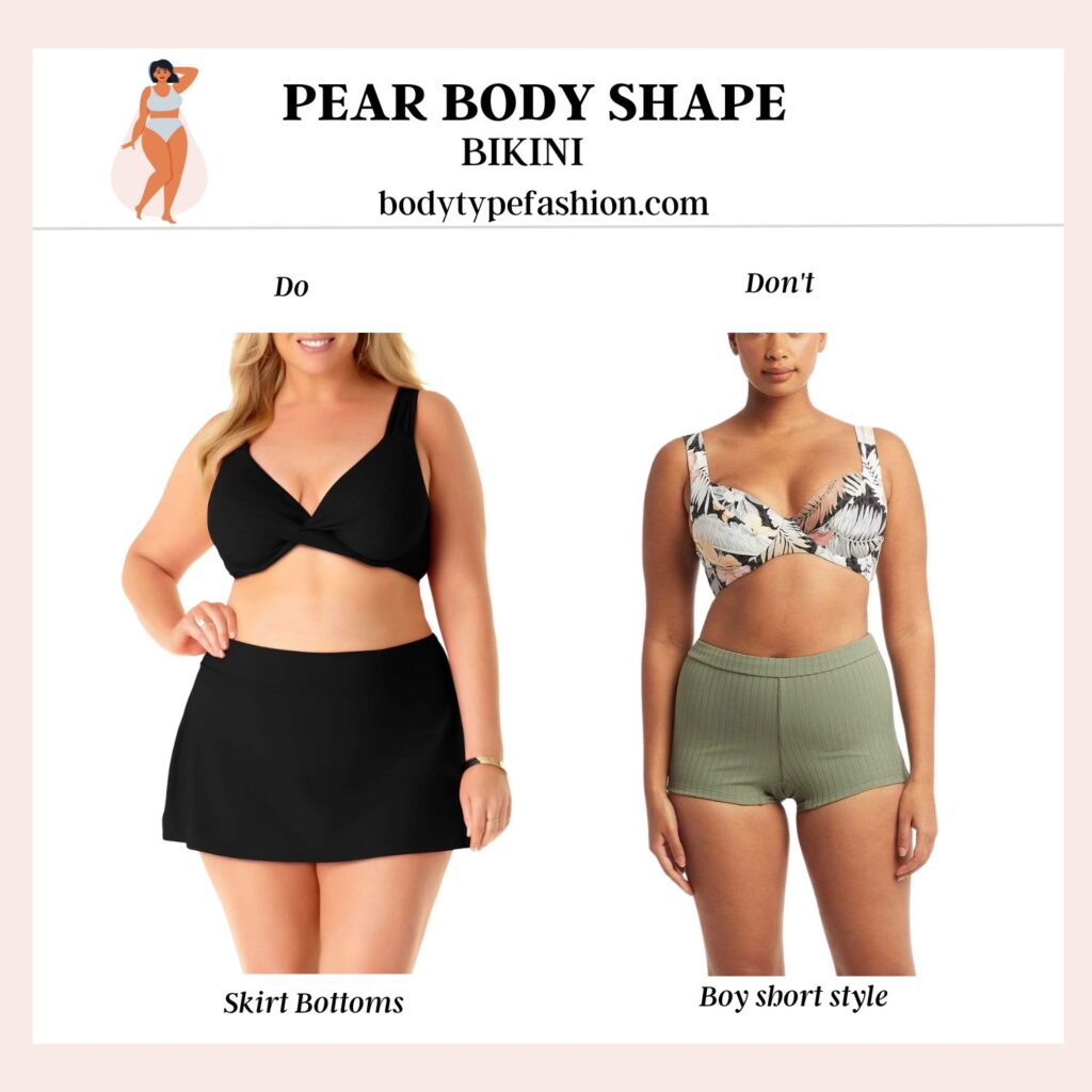 How to choose bikini for Pear Body Shape