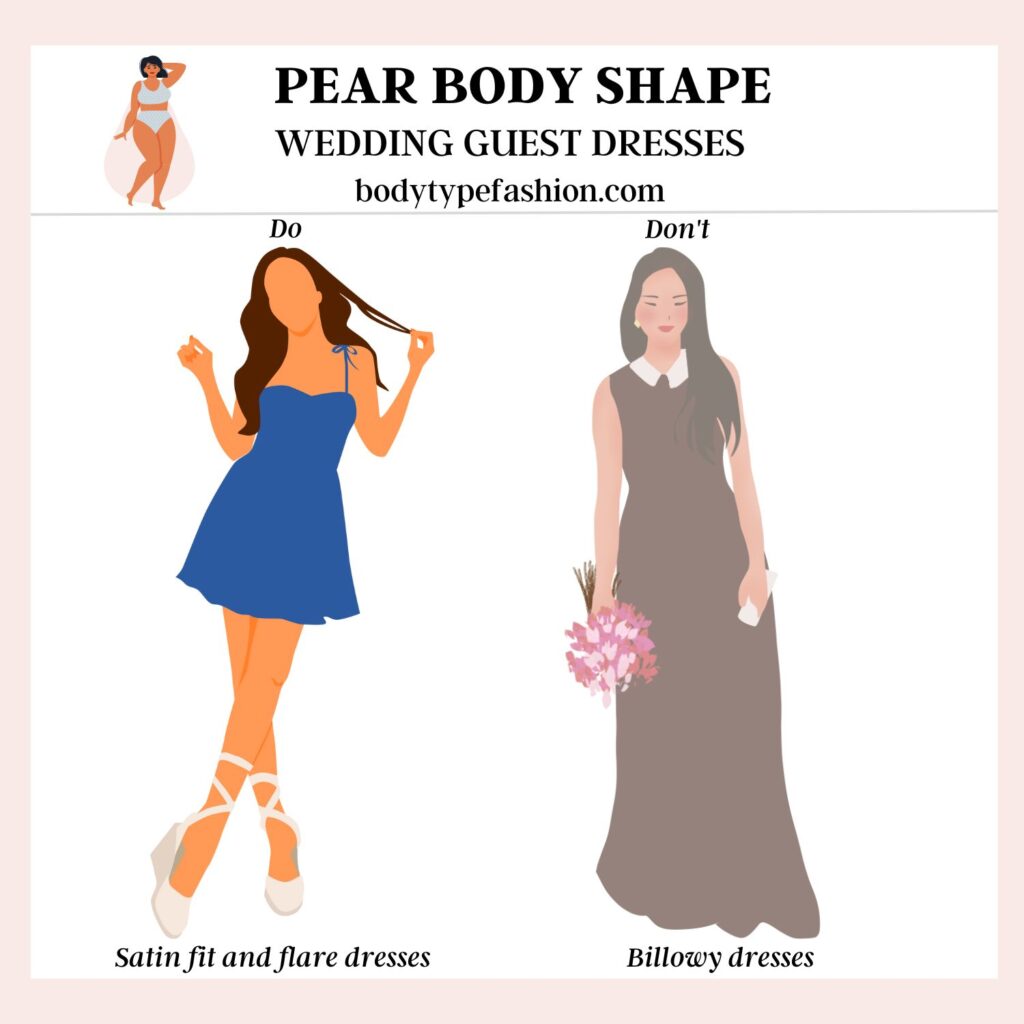 Best Wedding Guest Dress styles for the Pear Shape