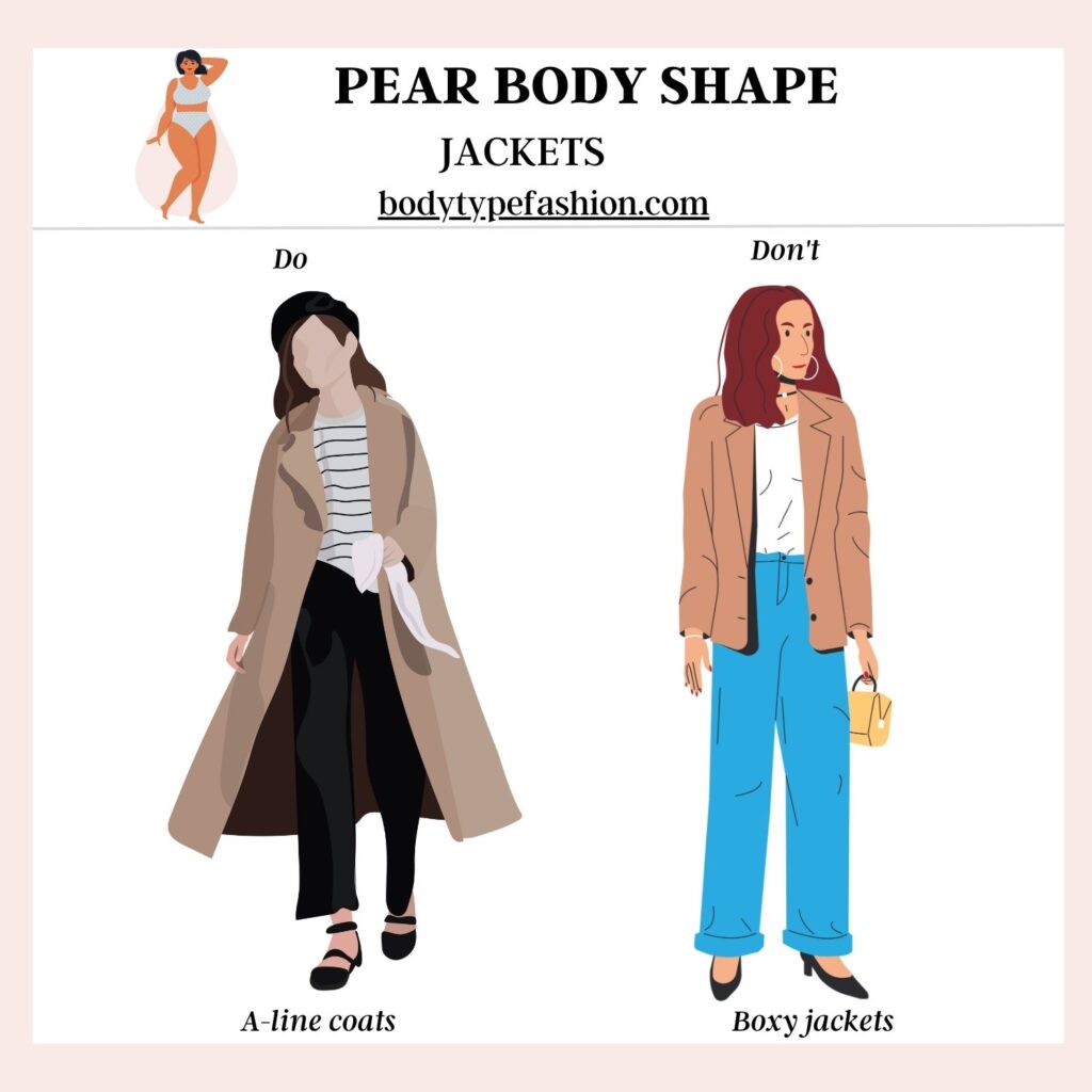 Best Jacket Styles for the Pear Shape