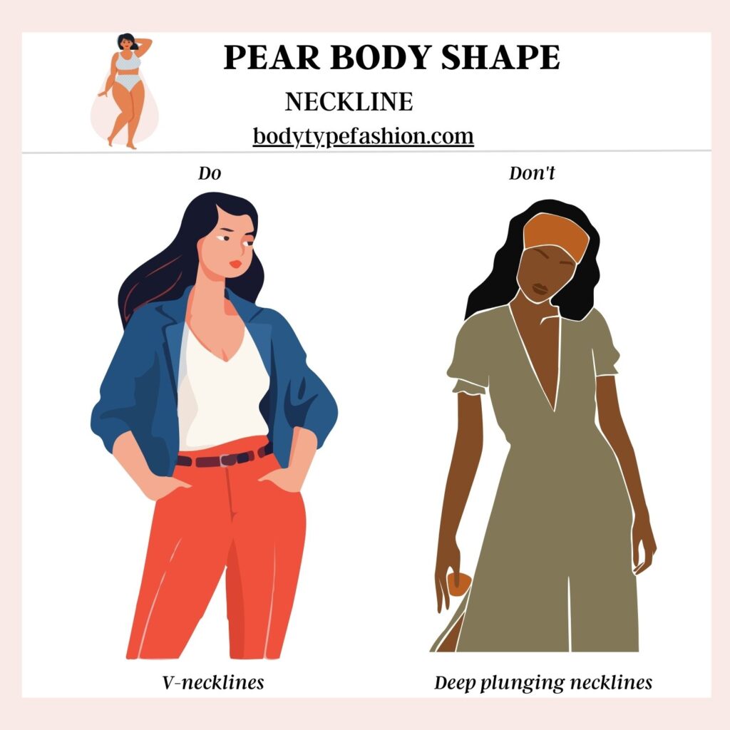 Best Necklines for the Pear Body Type 