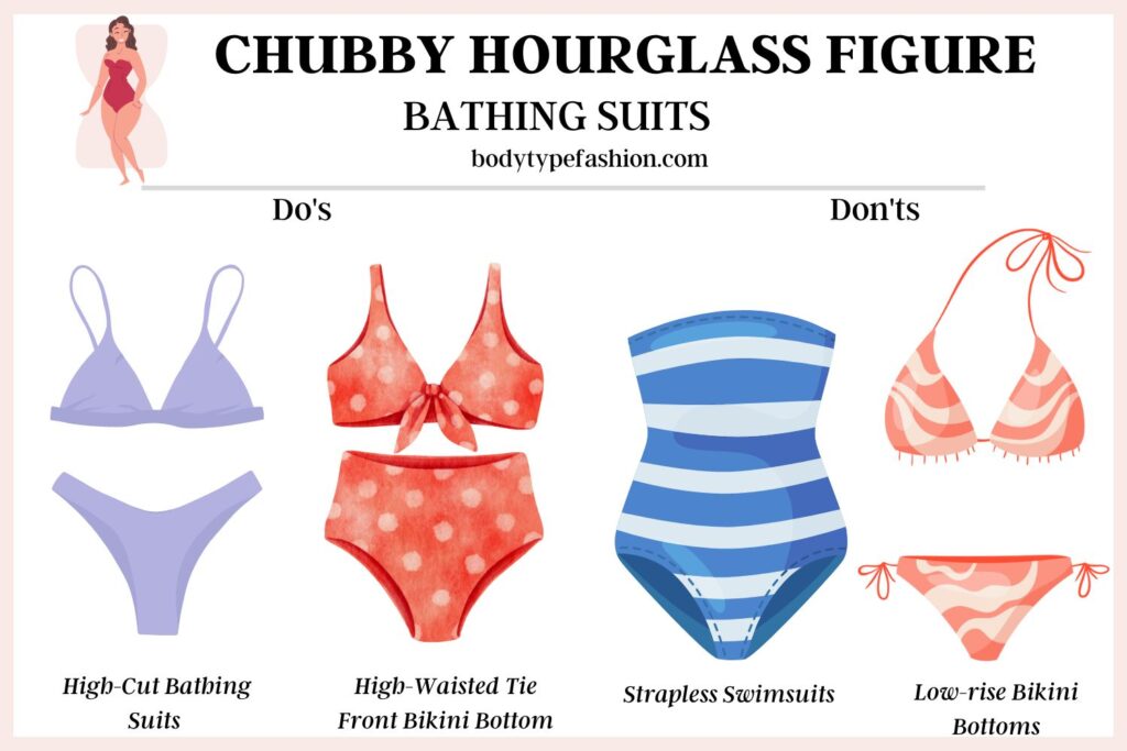Bathing suits for a chubby hourglass figure