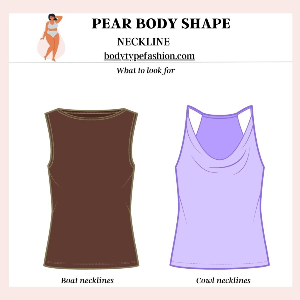 Best Necklines for the Pear Body Type