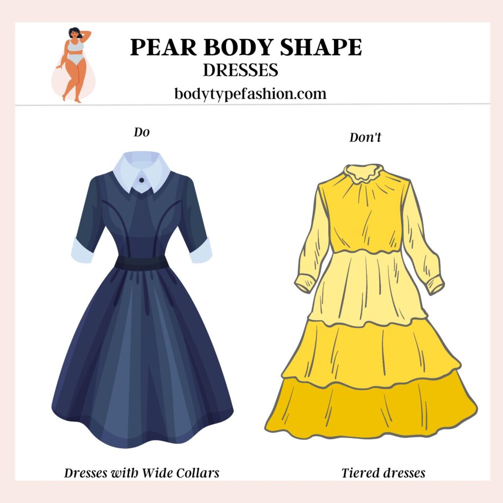 How to choose dresses for Pear Body Shape