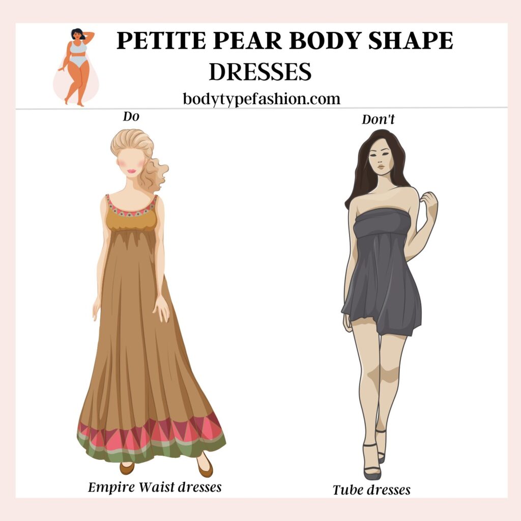 How to dress a petite pear shape