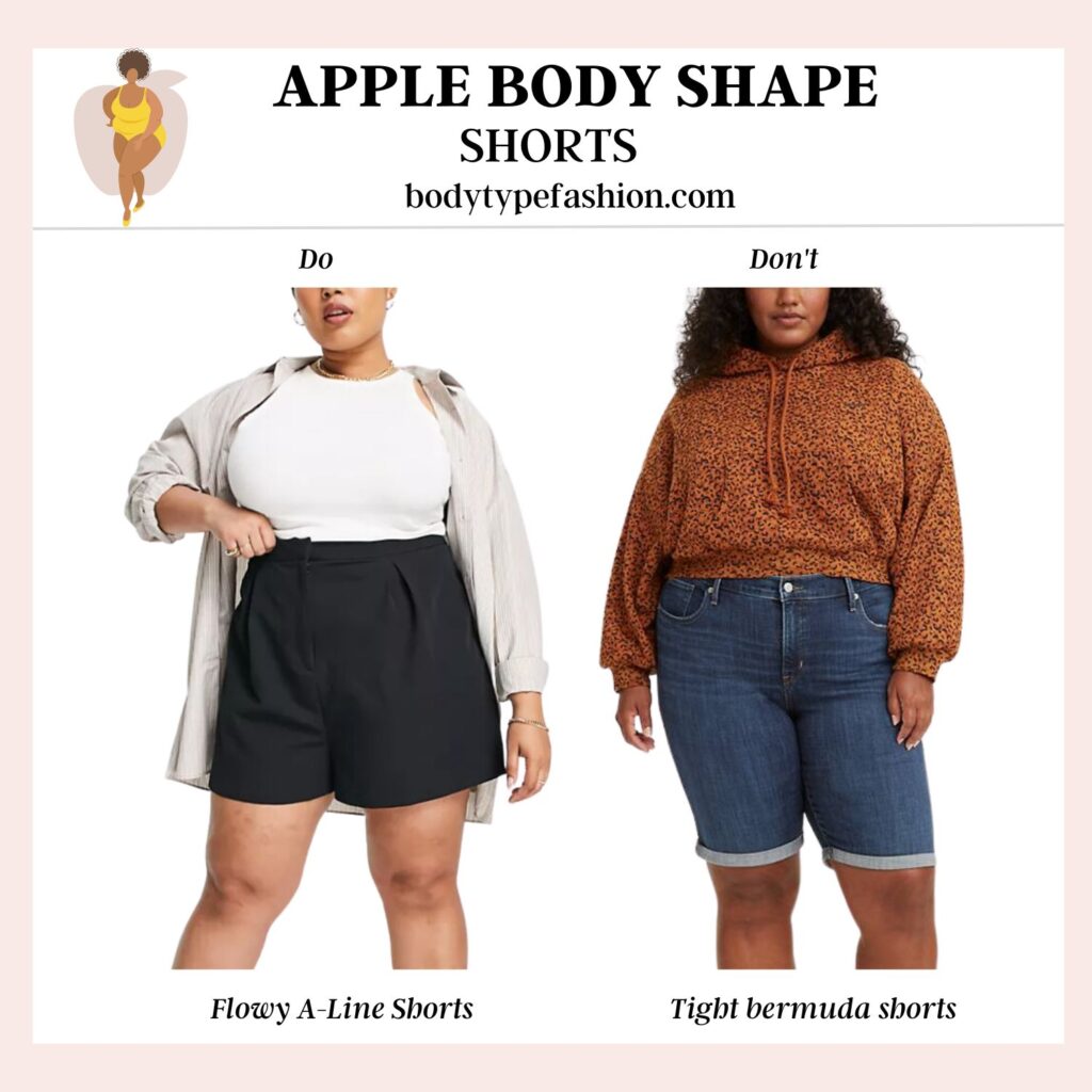 How to Choose Shorts for Apple Body Shape