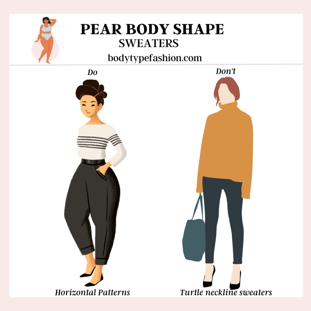 How to Choose Sweaters for Pear Body Shape