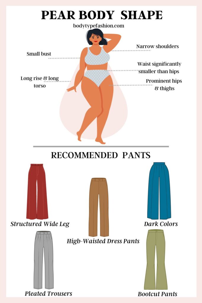 How to choose pants for Pear Body Shape (1)