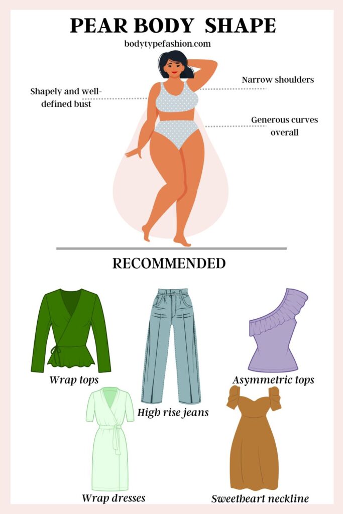 How to dress a pear shaped body with a belly