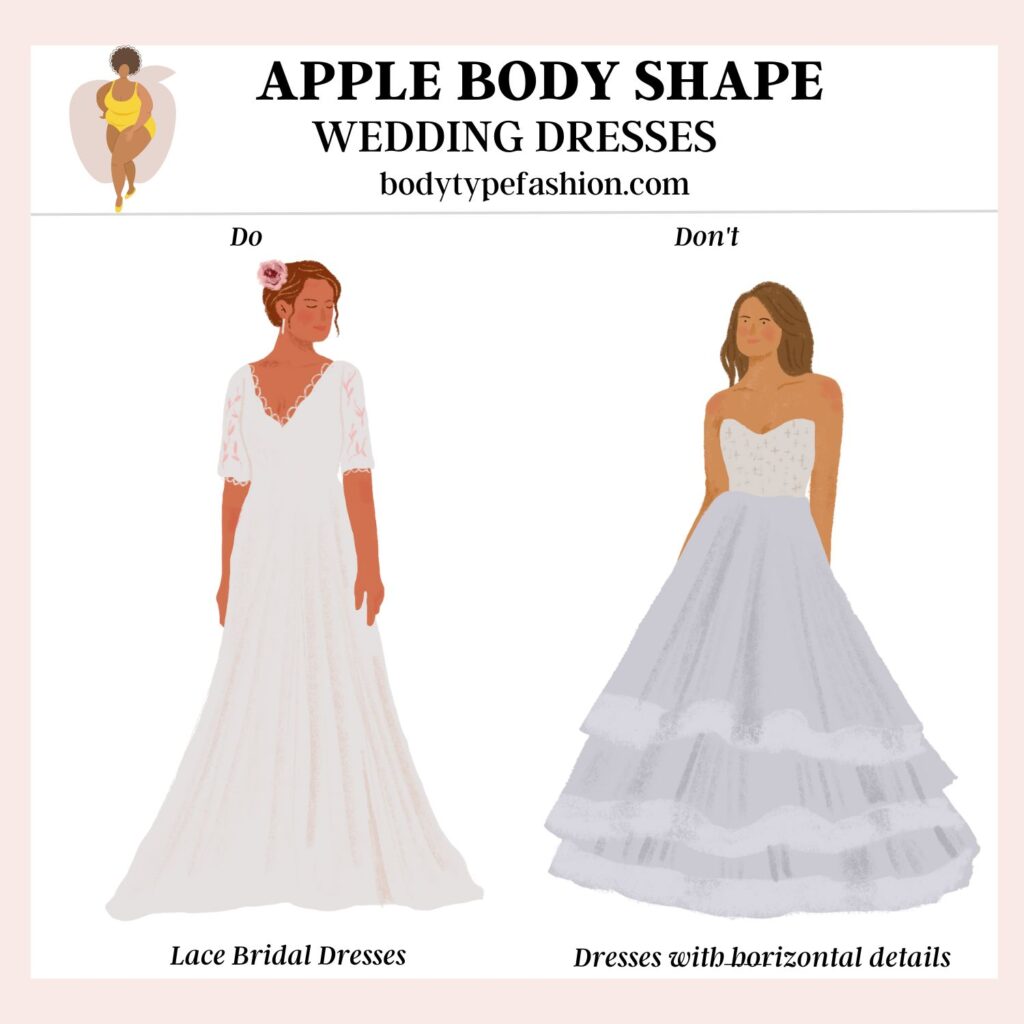 The-Wedding-Dress-Style-Guide-for-Apple-Body-Shape