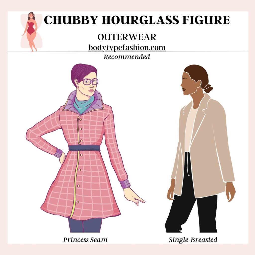 How to dress a chubby hourglass figure