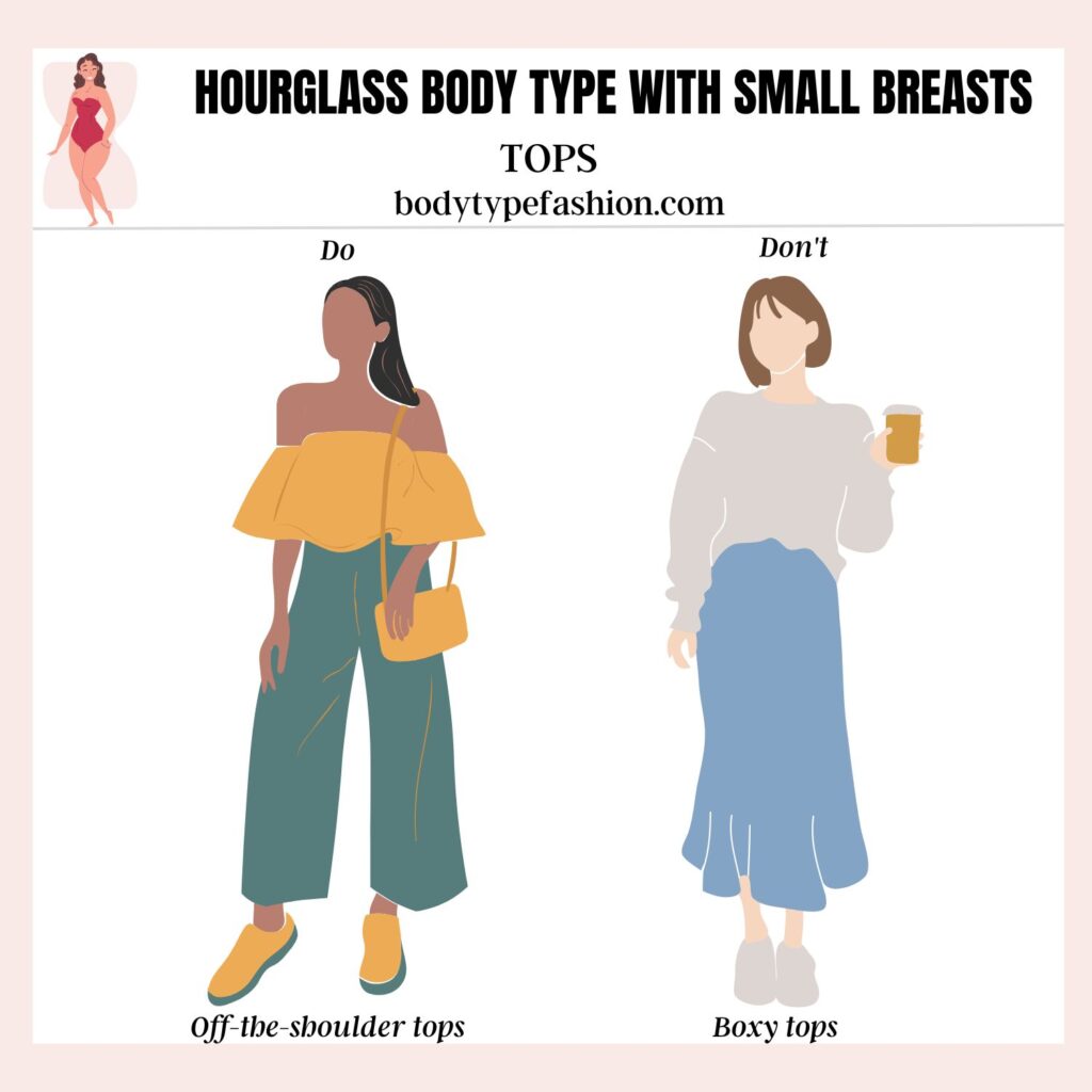 How to dress hourglass body type with small breasts (1)