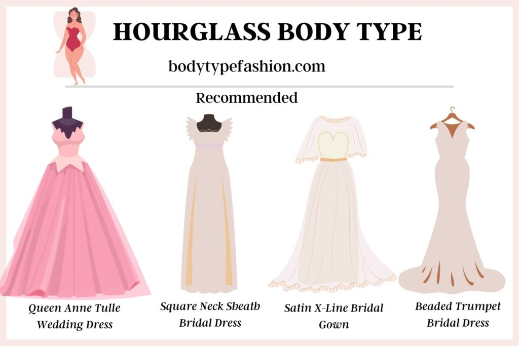 How to choose wedding dresses for hourglass body type