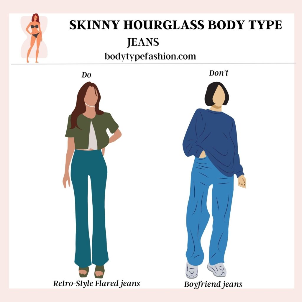 How to dress a skinny hourglass body type
