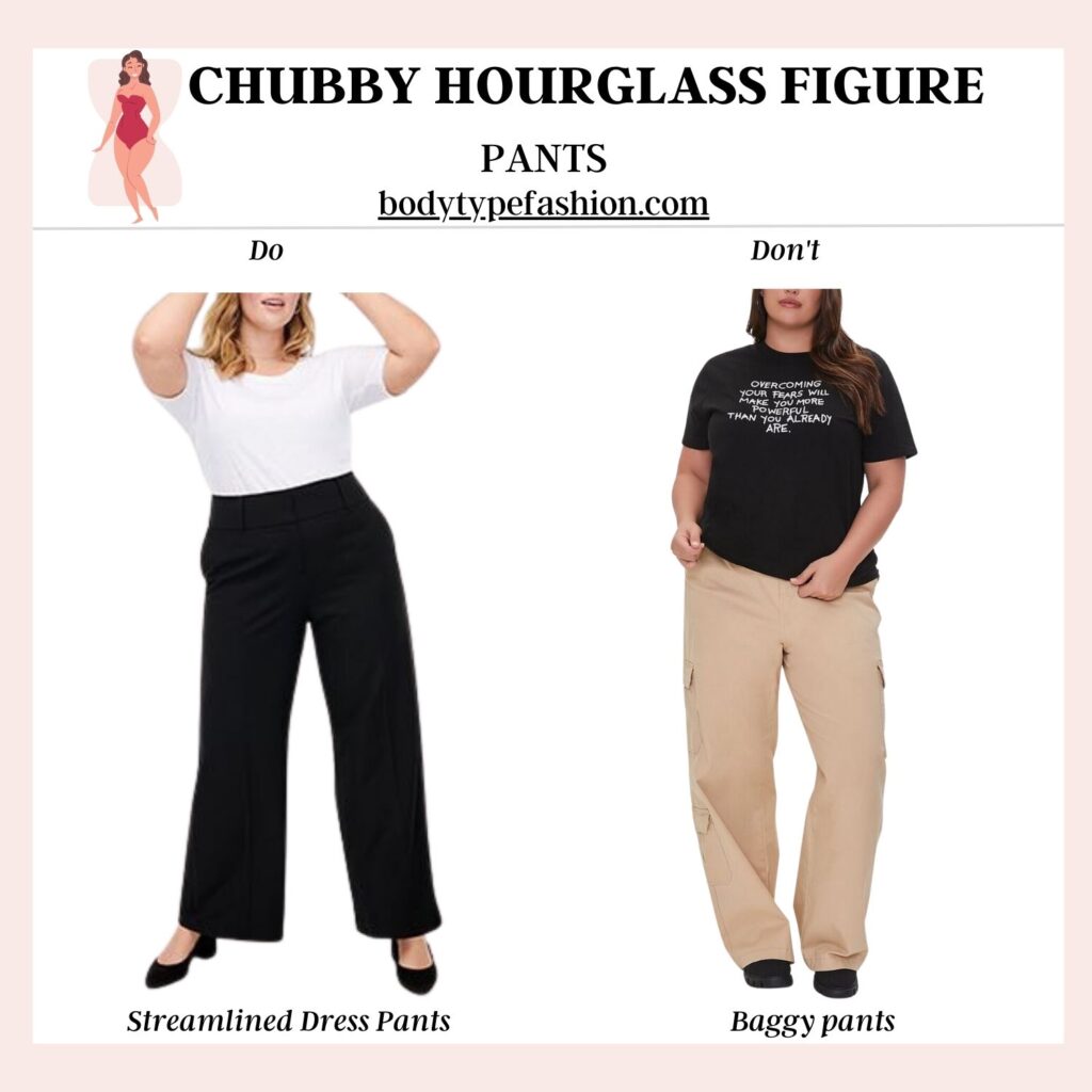 Pants guide for chubby hourglass