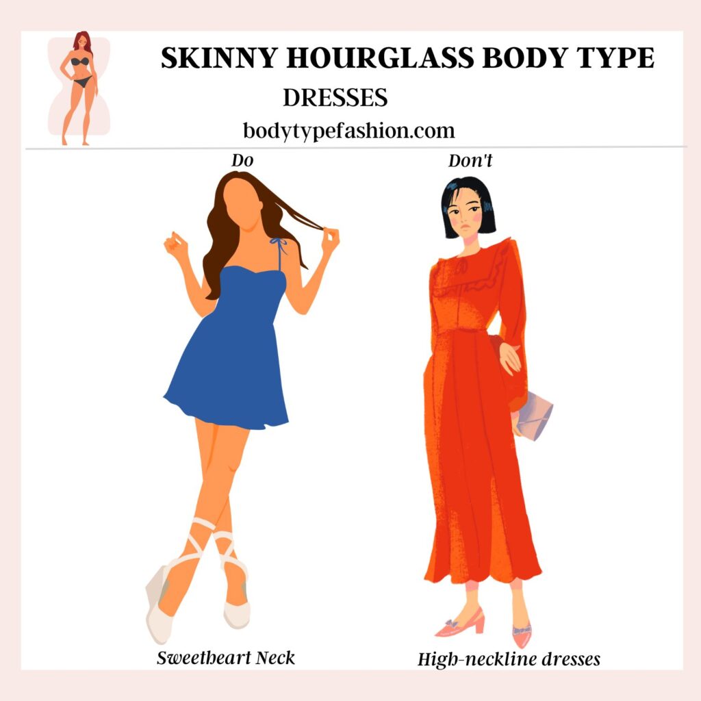 How to dress a skinny hourglass body type