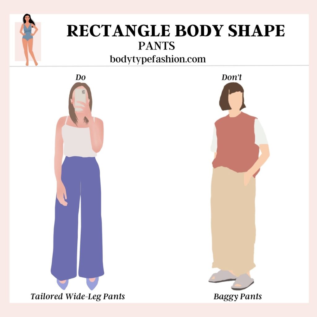 How to Choose Pants for the Rectangle Body Shape 