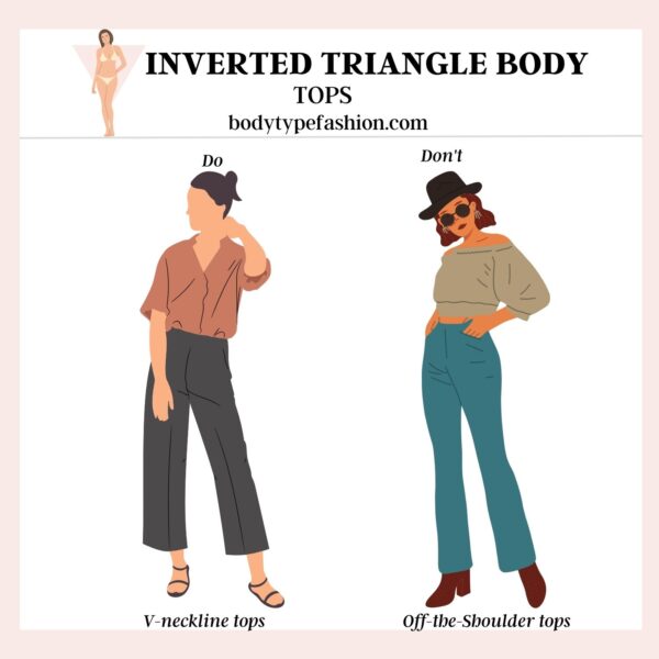 Best Tops for Inverted Triangle Body Shape - Fashion for Your Body Type