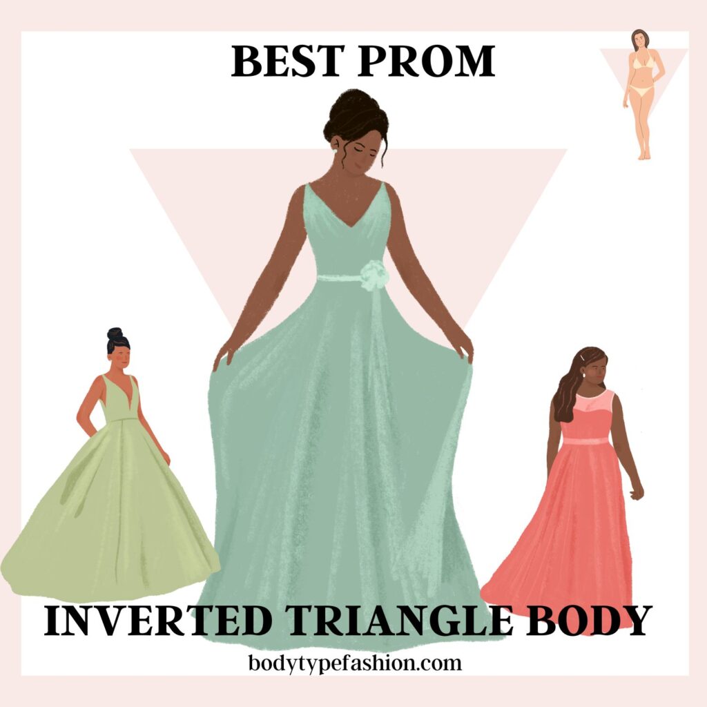 Best Prom Dress Styles for Inverted Triangle Body Shape