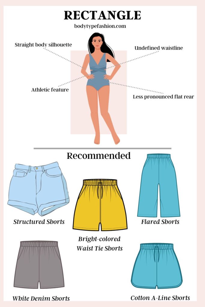 Best Shorts for Rectangle Body Shape