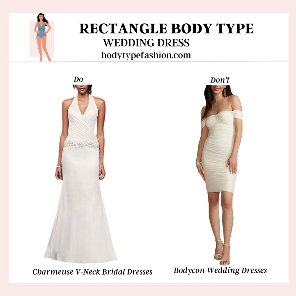 Best Wedding Dress Styles for the Rectangle Body Shape
