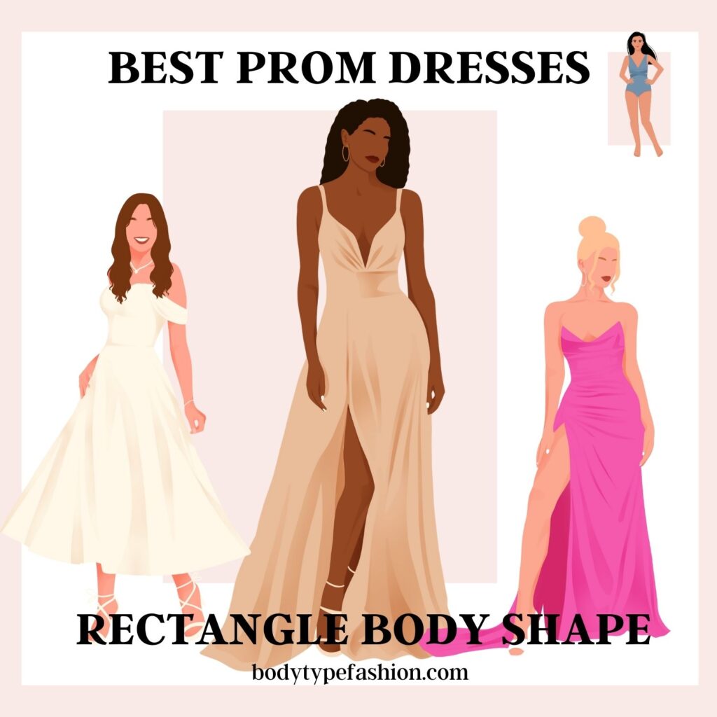 How to Choose Prom Dress Styles for the Rectangle Body Shape