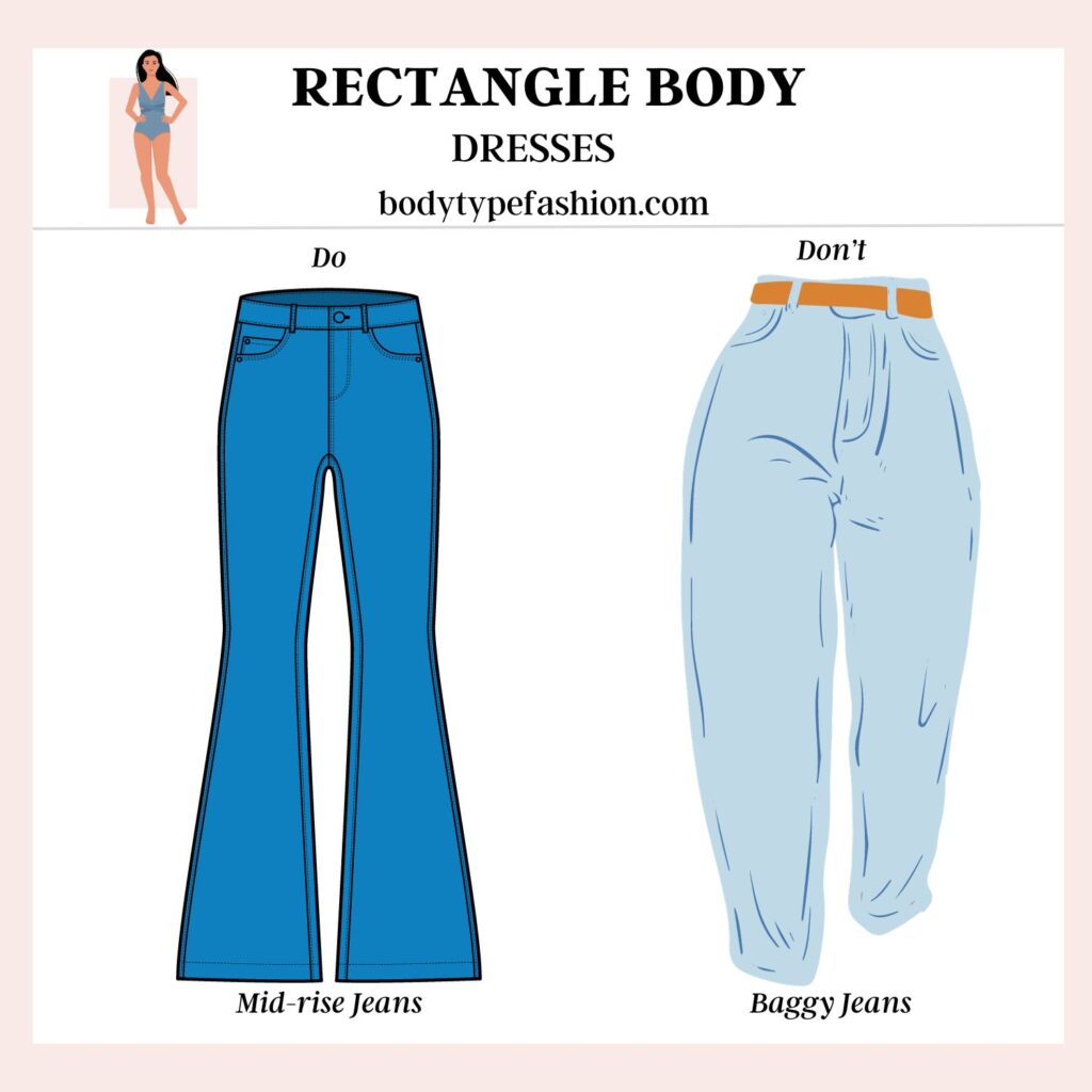 How to dress petite rectangle body shape