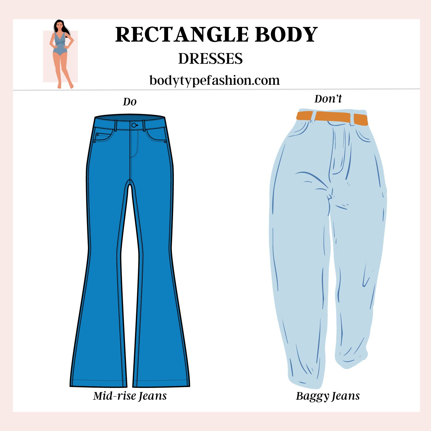 How to dress petite rectangle body shape - Fashion for Your Body Type