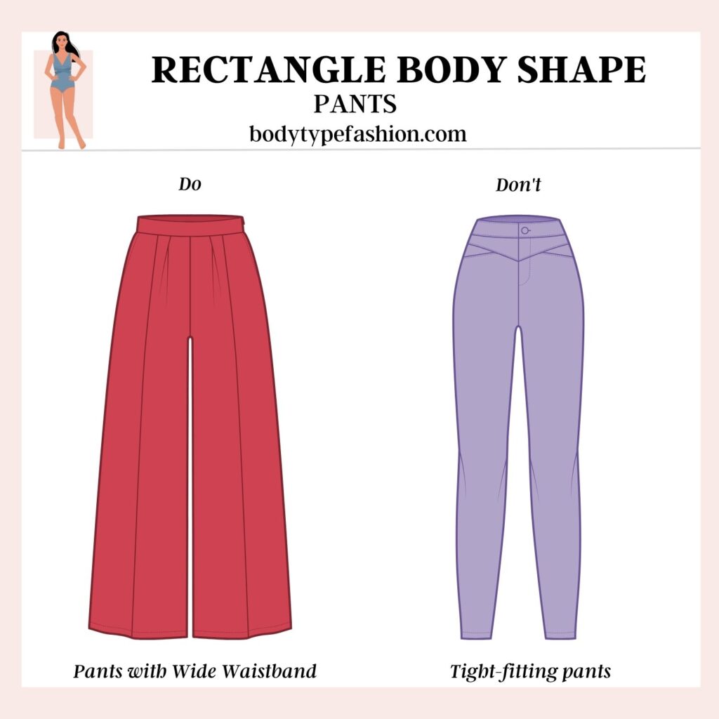 How to Choose Pants for the Rectangle Body Shape 