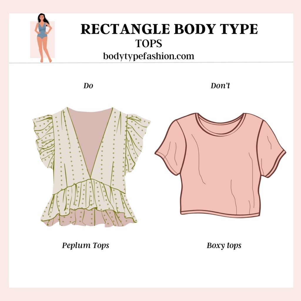 How to Choose Tops for the Rectangle Body Shape