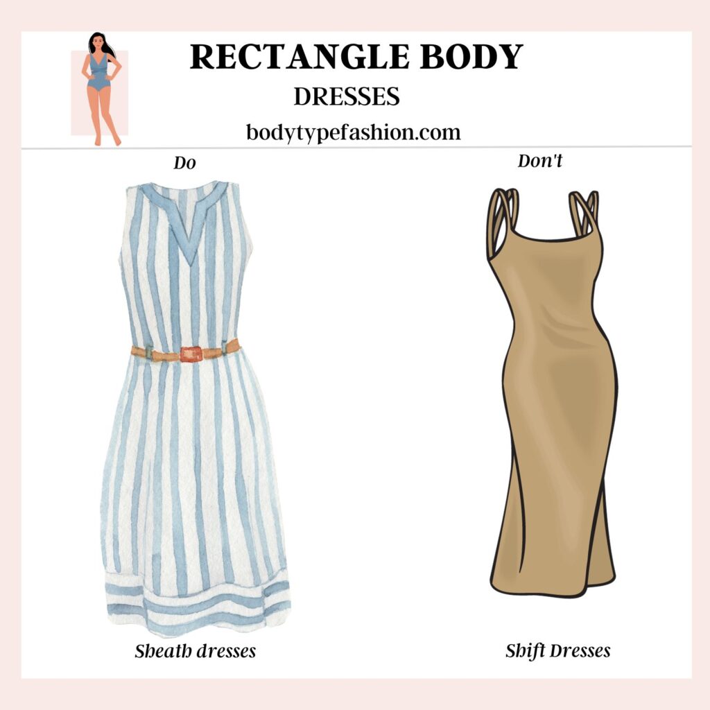 Best cocktail dress styles for the rectangle body shape
