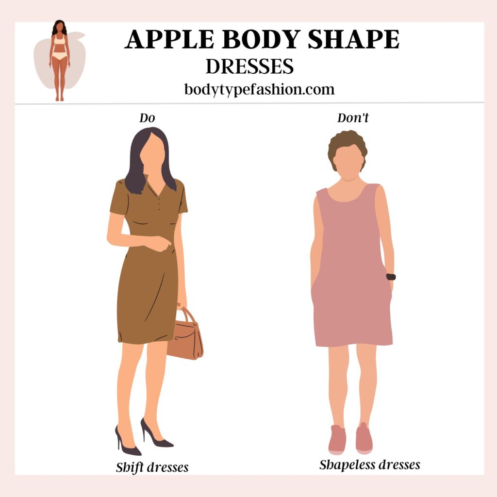 How to dress athletic apple body shape