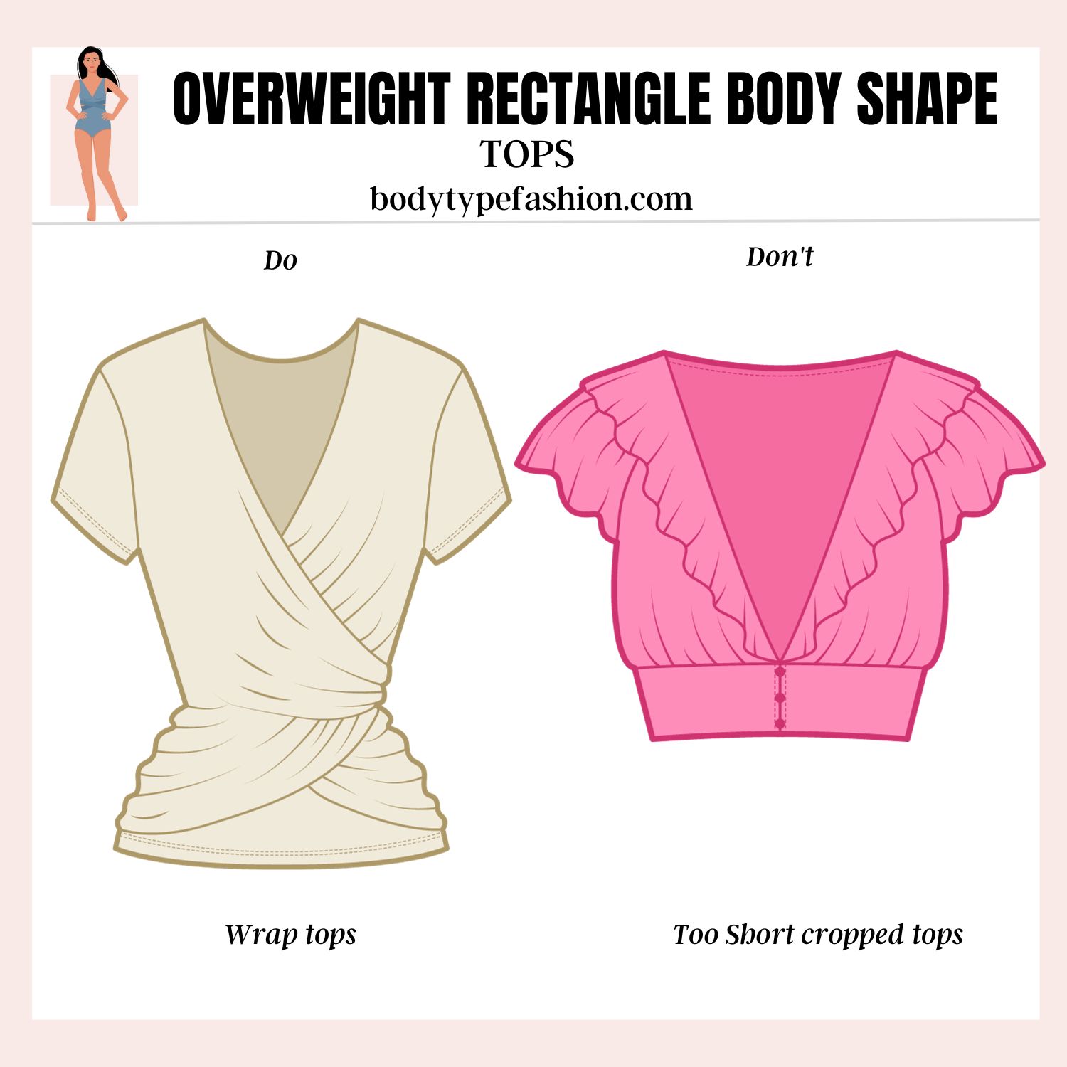 How to dress overweight rectangle body shape Fashion for Your Body Type