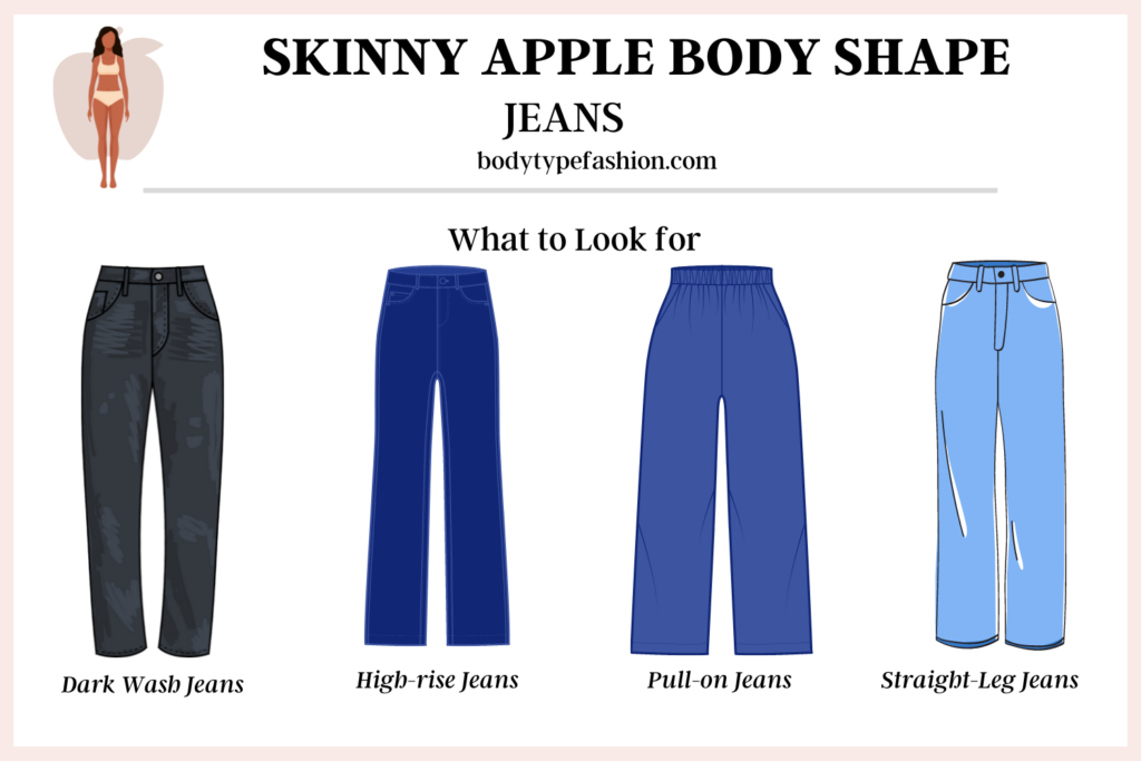 How to dress Skinny Apple Body Shape